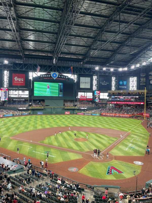 Chase Field, section: 210G, row: 1, seat: 82