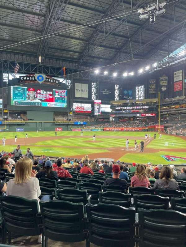 Chase Field, section: 125, row: 21, seat: 7