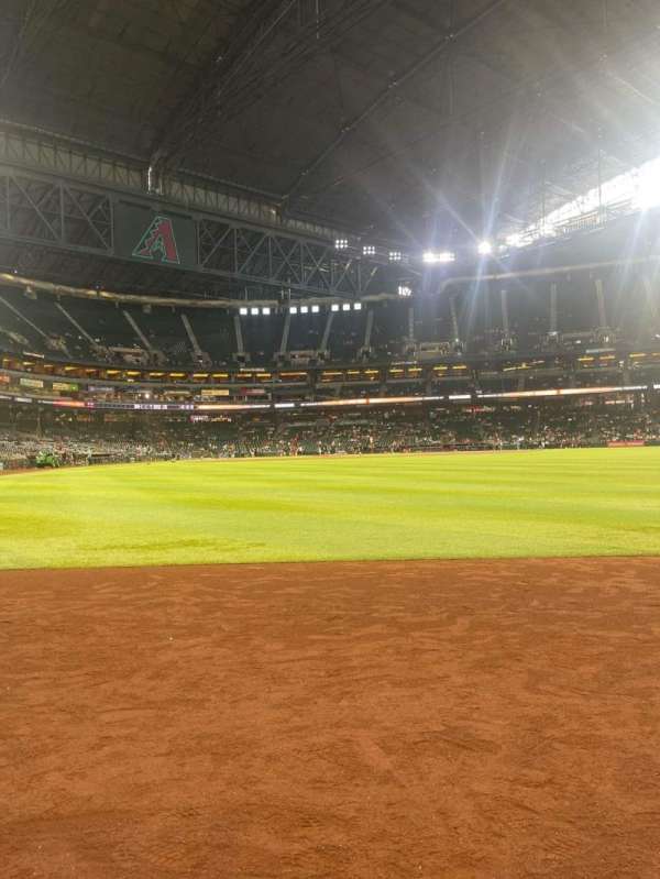 Chase Field, section: RFW, row: 1, seat: 16
