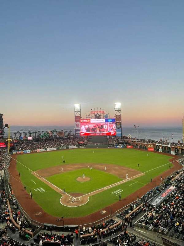 Oracle Park, section: VB314, row: A, seat: 9