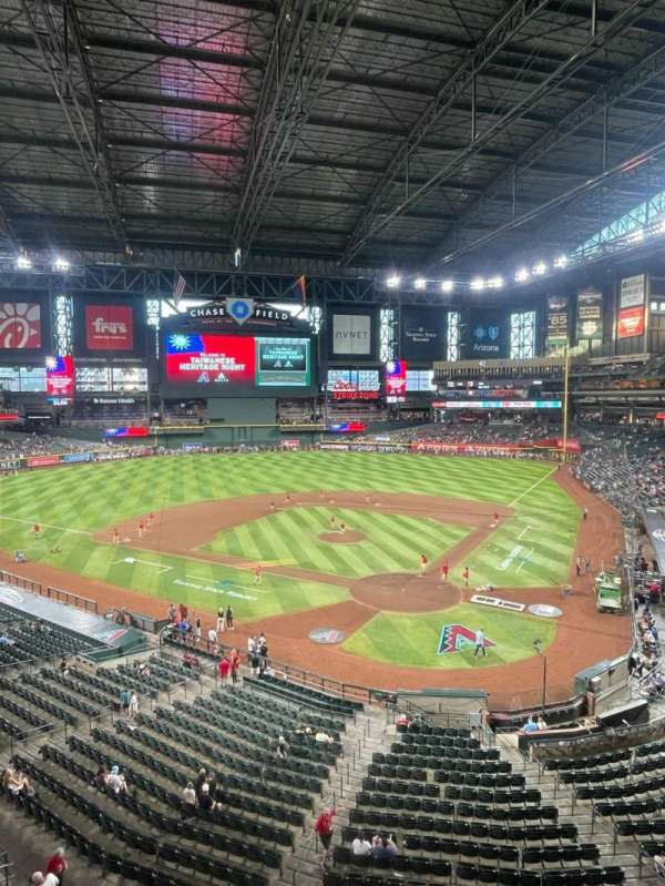 Chase Field, section: 210G, row: 1, seat: 82