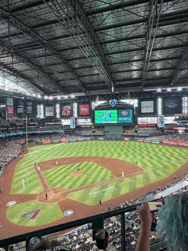 Chase Field, section: 313, row: 2, seat: 10