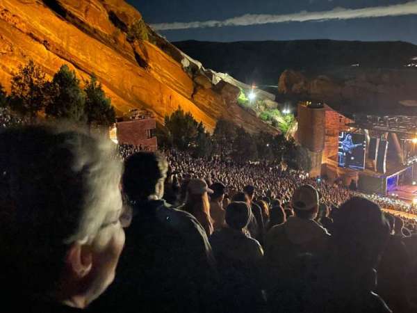 Red Rocks Amphitheatre, section: Center Right, row: 61, seat: 50