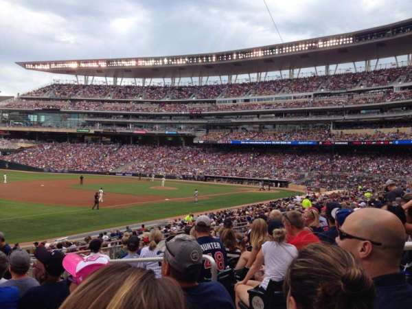 Target Field, section: 124, row: 25, seat: 7