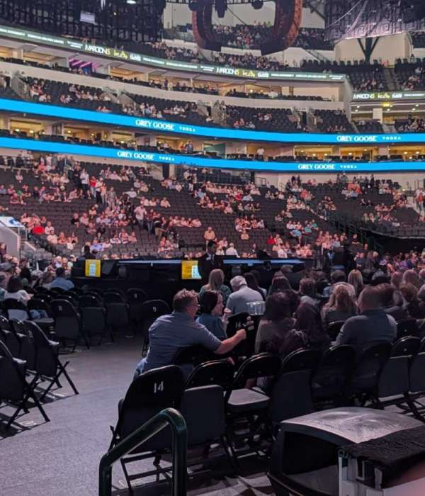 American Airlines Center, section: 108, row: B, seat: 2