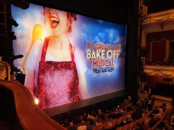 Noël Coward Theatre, section: Royal Circle, row: A, seat: 29