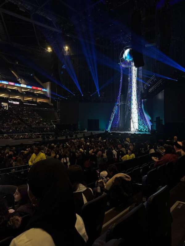 The O2, London, section: 111, row: G, seat: 335