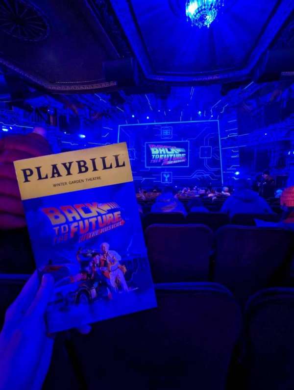 Winter Garden Theatre, section: Orchestra C, row: S, seat: 110