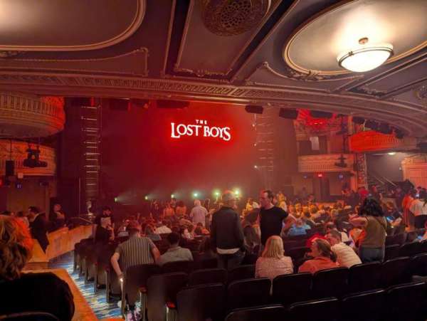 Palace Theatre, Broadway, section: Orchestra L, row: S, seat: 3