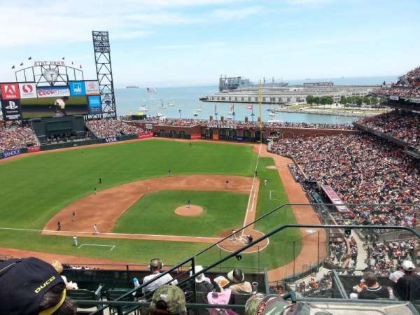 Oracle Park, section: VR320, row: 3, seat: 1