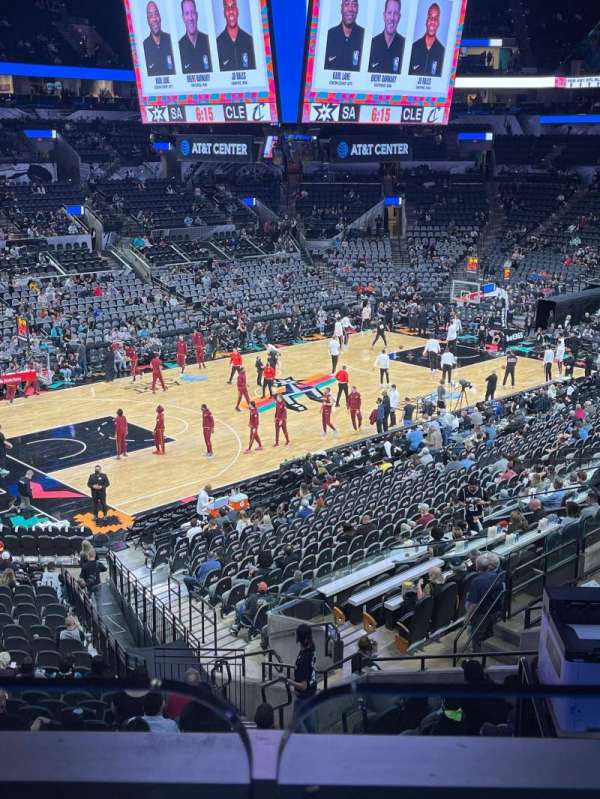 Frost Bank Center, section: SB1A, row: 2, seat: 3