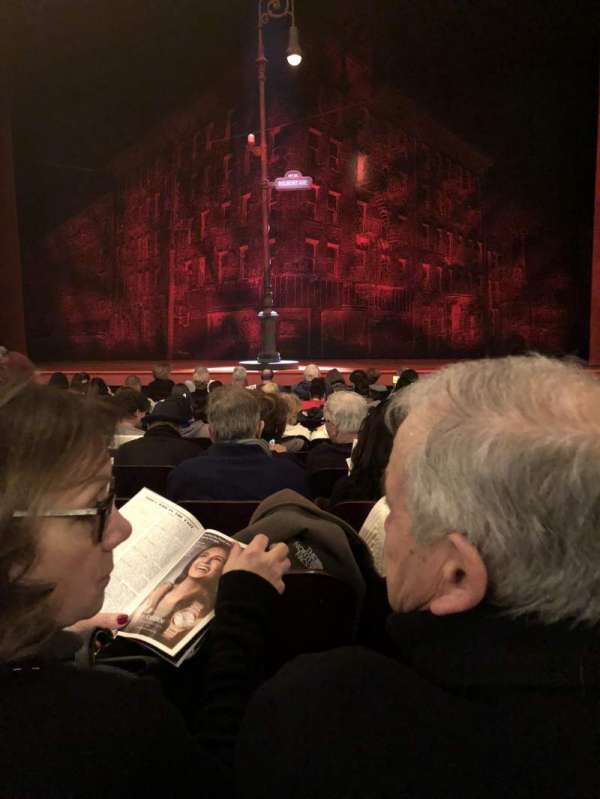 Longacre Theatre, section: Orchestra C, row: L, seat: 105