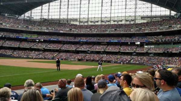 American Family Field, section: 126, row: 6, seat: 15