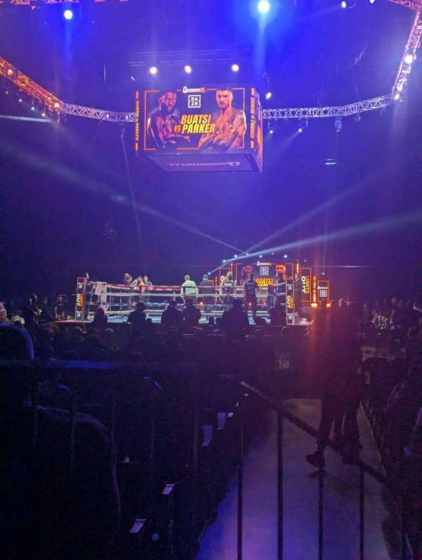 Co-op Live, section: Floor D2, row: 1, seat: 27