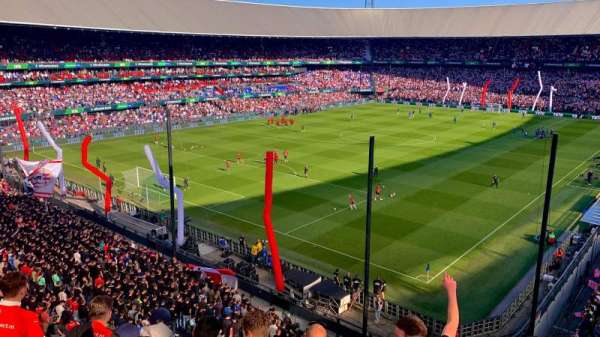 De Kuip, section: QQ, row: 10, seat: 19