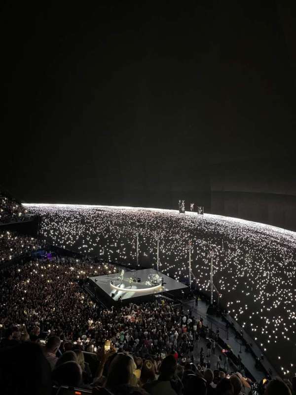 The Sphere, Vegas, section: 211, row: 14, seat: 5