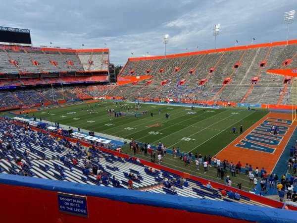 Ben Hill Griffin Stadium, section: 1, row: 53, seat: 27