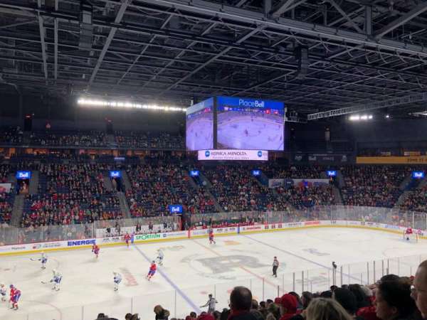 Place Bell, section: 110, row: Y, seat: 23