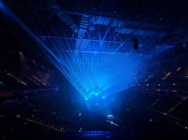 The O2, London, section: 410, row: a, seat: 673