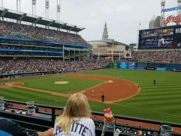 Progressive Field, section: 336, row: B, seat: 7