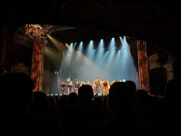 His Majesty's Theatre, London, section: Stalls, row: M, seat: 12