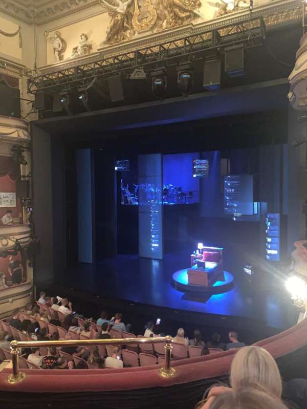 Noël Coward Theatre, section: Royal Circle, row: C, seat: 4