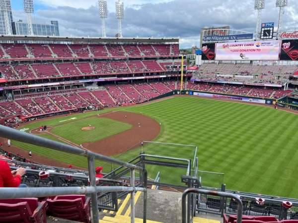 Great American Ball Park, section: 536, row: F, seat: 22