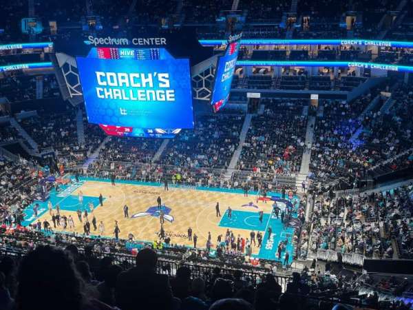 Spectrum Center, section: 207, row: O, seat: 2