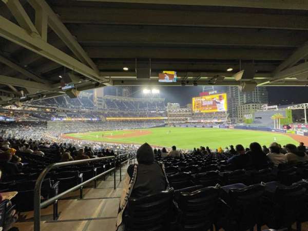 Petco Park, section: 121, row: 42, seat: 1