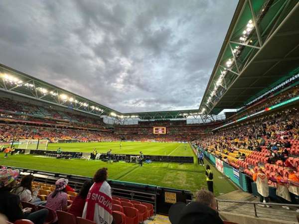 Suncorp Stadium, section: 313, row: 8, seat: 1
