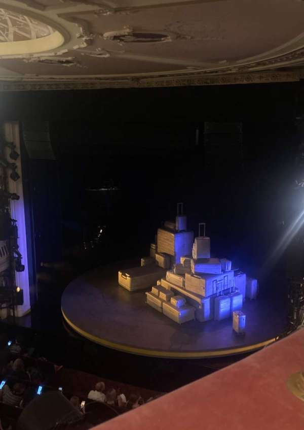 Criterion Theatre, section: Upper circle, row: A, seat: 6