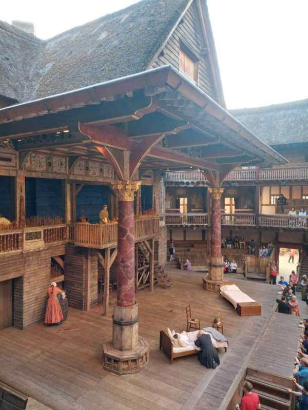 Globe Theatre at Shakespeare's Globe, section: East Tower, row: M, seat: 47