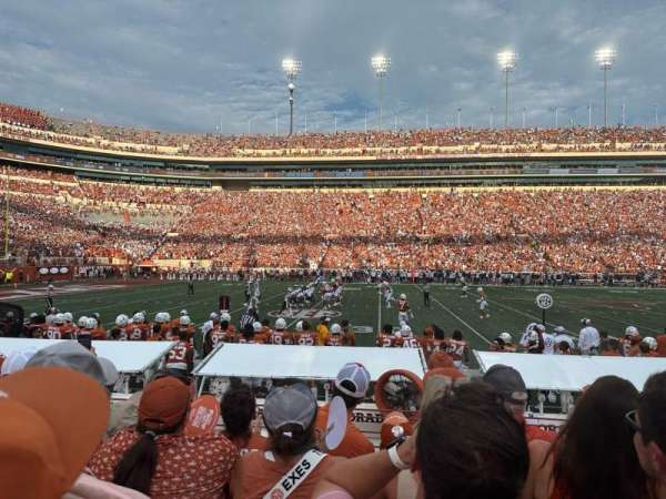 Texas Memorial Stadium, section: 5, row: 5, seat: 41