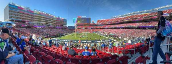 Levi's Stadium, section: 127, row: 23, seat: 4