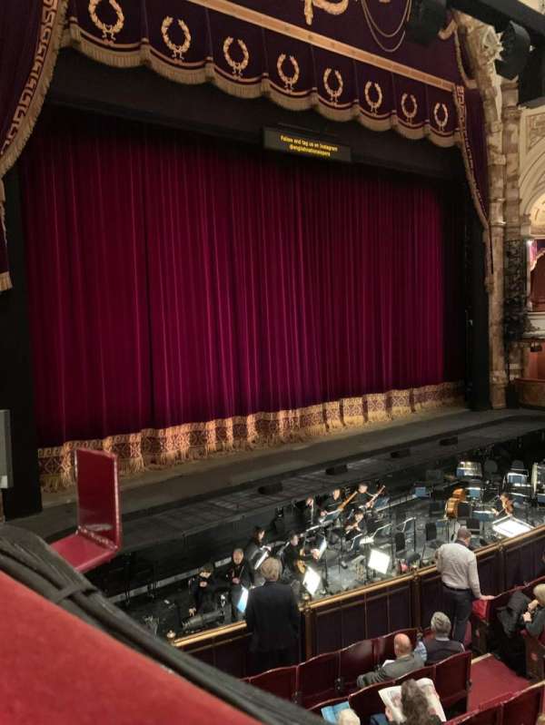 London Coliseum, section: Dress Circle, row: A, seat: 67