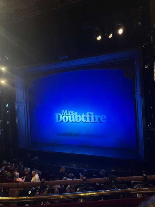 Shaftesbury Theatre, section: Royal Circle, row: B, seat: 8