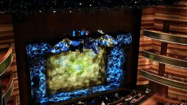 Eccles Theater, section: T3 Left, row: D, seat: 52