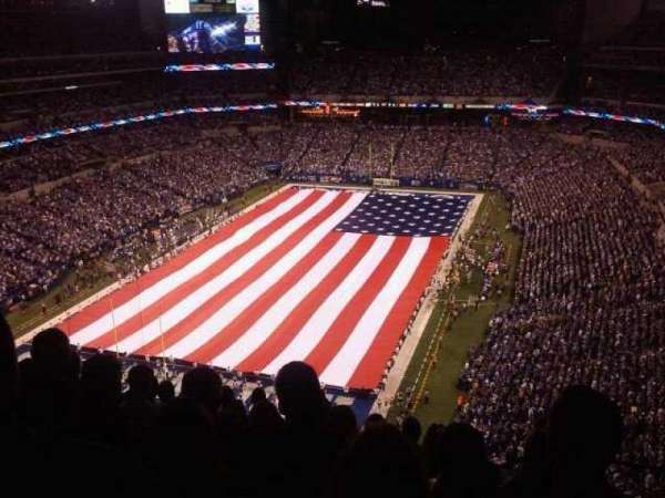 Lucas Oil Stadium, section: 624, row: 8, seat: 1