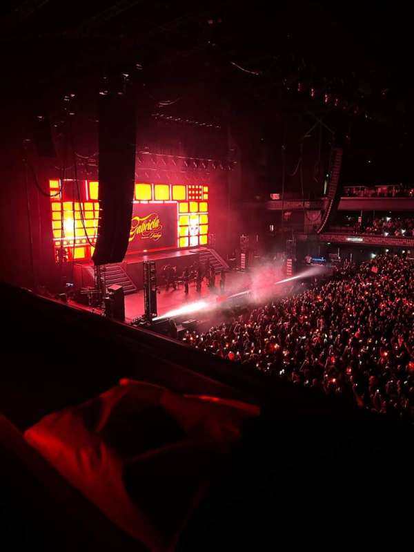 The Armory, section: BALCW, row: 1, seat: 54