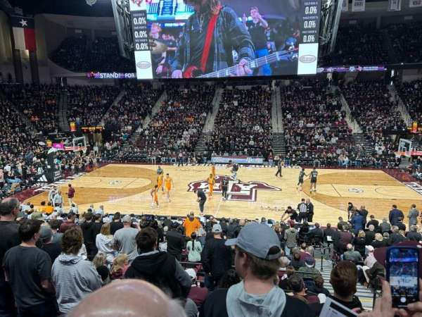 Reed Arena, section: 121, row: J, seat: 4