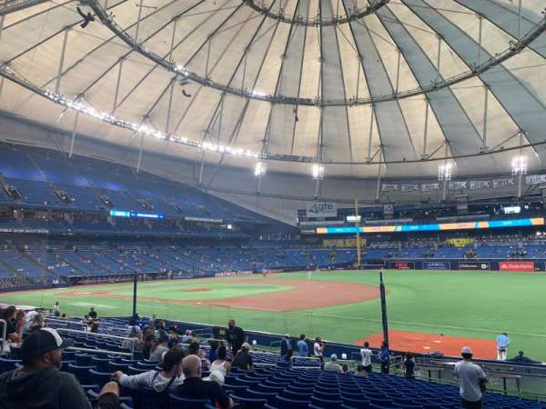 Tropicana Field, section: 128, row: BB, seat: 16