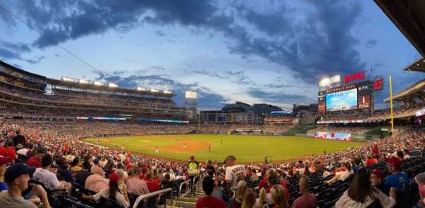 Nationals Park, section: 133, row: QQ, seat: 1