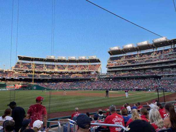 Nationals Park, section: 111, row: H, seat: 3