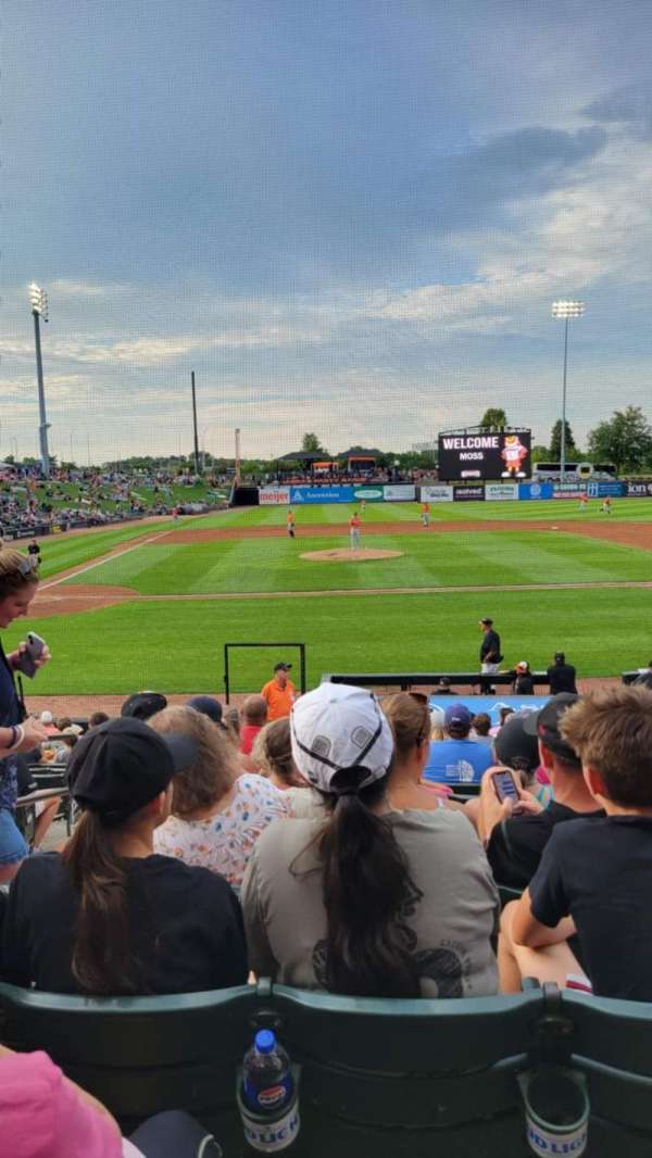 Wintrust Field, section: D, row: 16, seat: 21