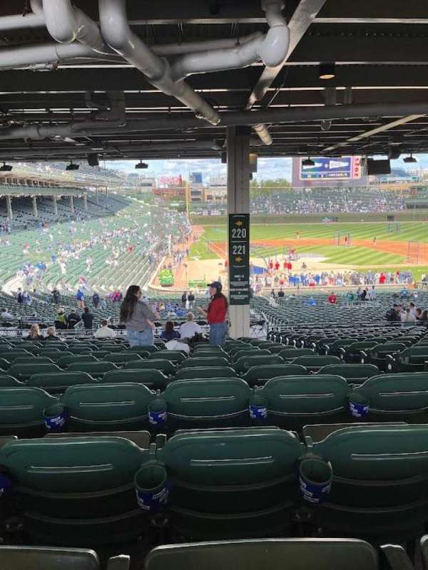 Wrigley Field, section: 220, row: 19, seat: 26