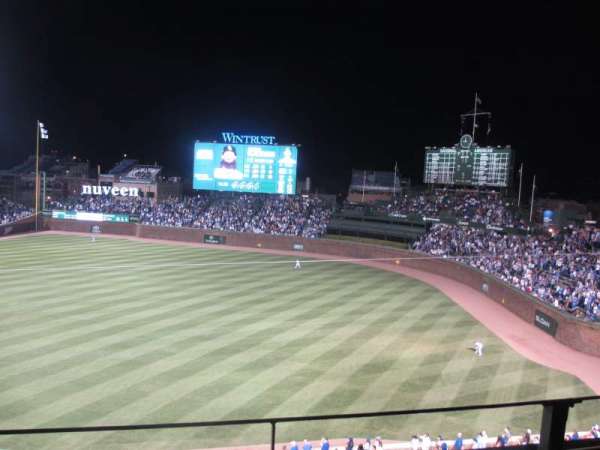 Wrigley Field, section: 329R, row: 2, seat: 12
