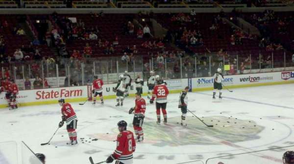United Center, section: 101, row: 5, seat: 21