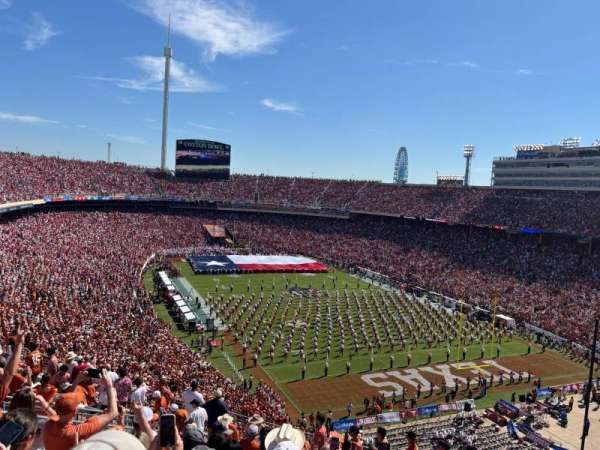 Cotton Bowl, section: 120, row: 15, seat: 19