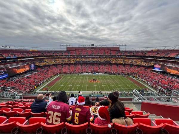 Northwest Stadium, section: 301, row: 7, seat: 6
