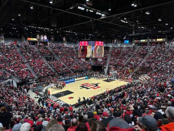 Viejas Arena, section: C, row: 28, seat: 5